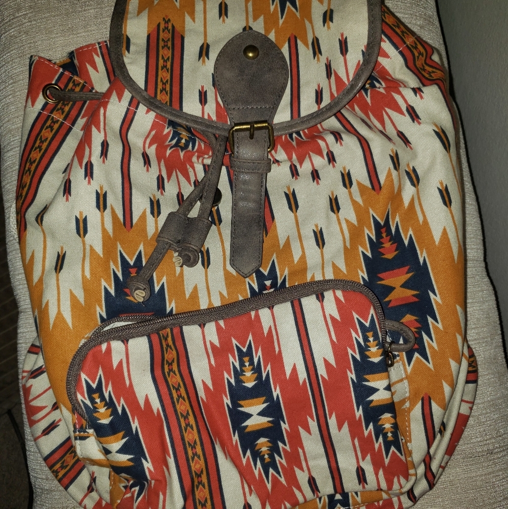 Drawstring Medium Backpack - image 1